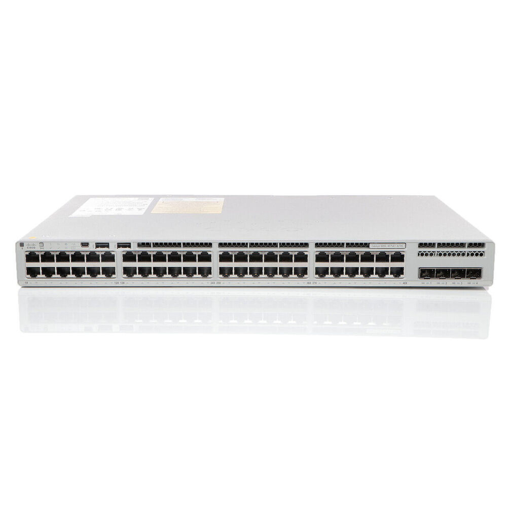 Cisco Catalyst 9300 48-Port PoE+ Enterprise Network Switch | 480 Gbps StackWise | SD-Access Ready