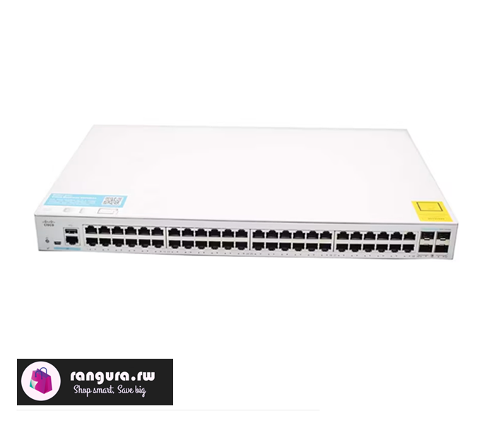 Cisco CBS350-48T-4G Managed Switch – 48-Port Gigabit + 4×1G SFP Uplink, Enterprise-Grade Networking