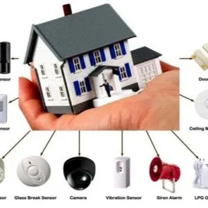 Smart CCTV Camera System with Alarm & Motion Sensors – Complete Home & Office Security Solution