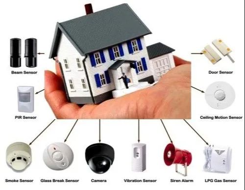 Smart CCTV Camera System with Alarm & Motion Sensors – Complete Home & Office Security Solution