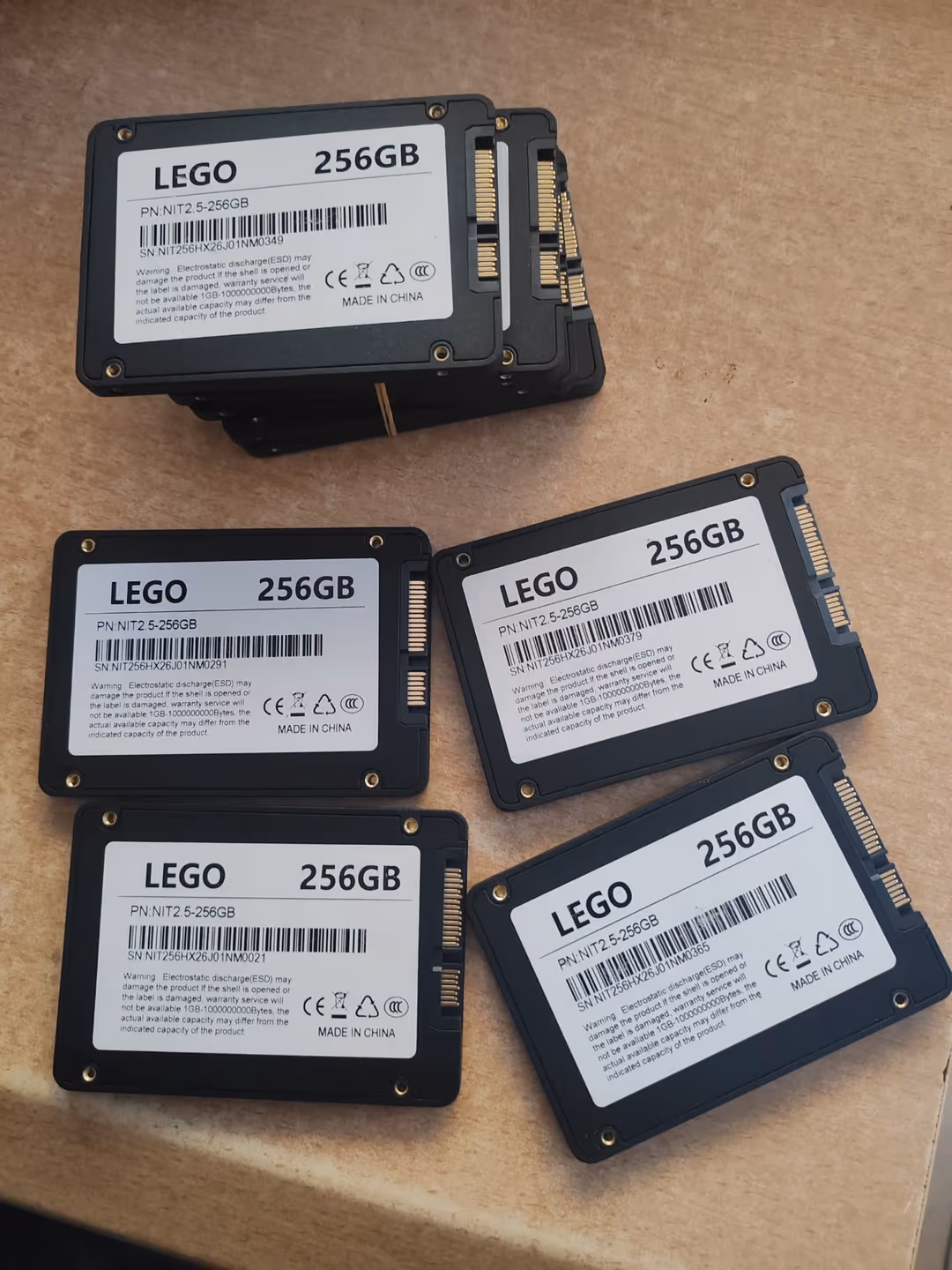SATA SSD 256GB for the laptop and desktop