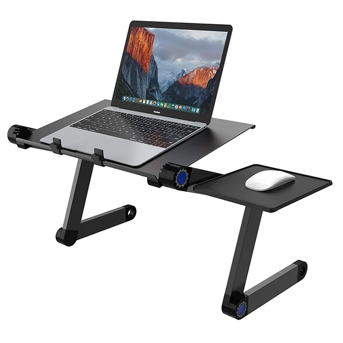 Portable Adjustable Aluminum Laptop Stand with Cooling Fan