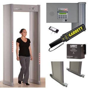 Garrett PD6500i Walk-Through Metal Detector – 33-Zone Security Screening System