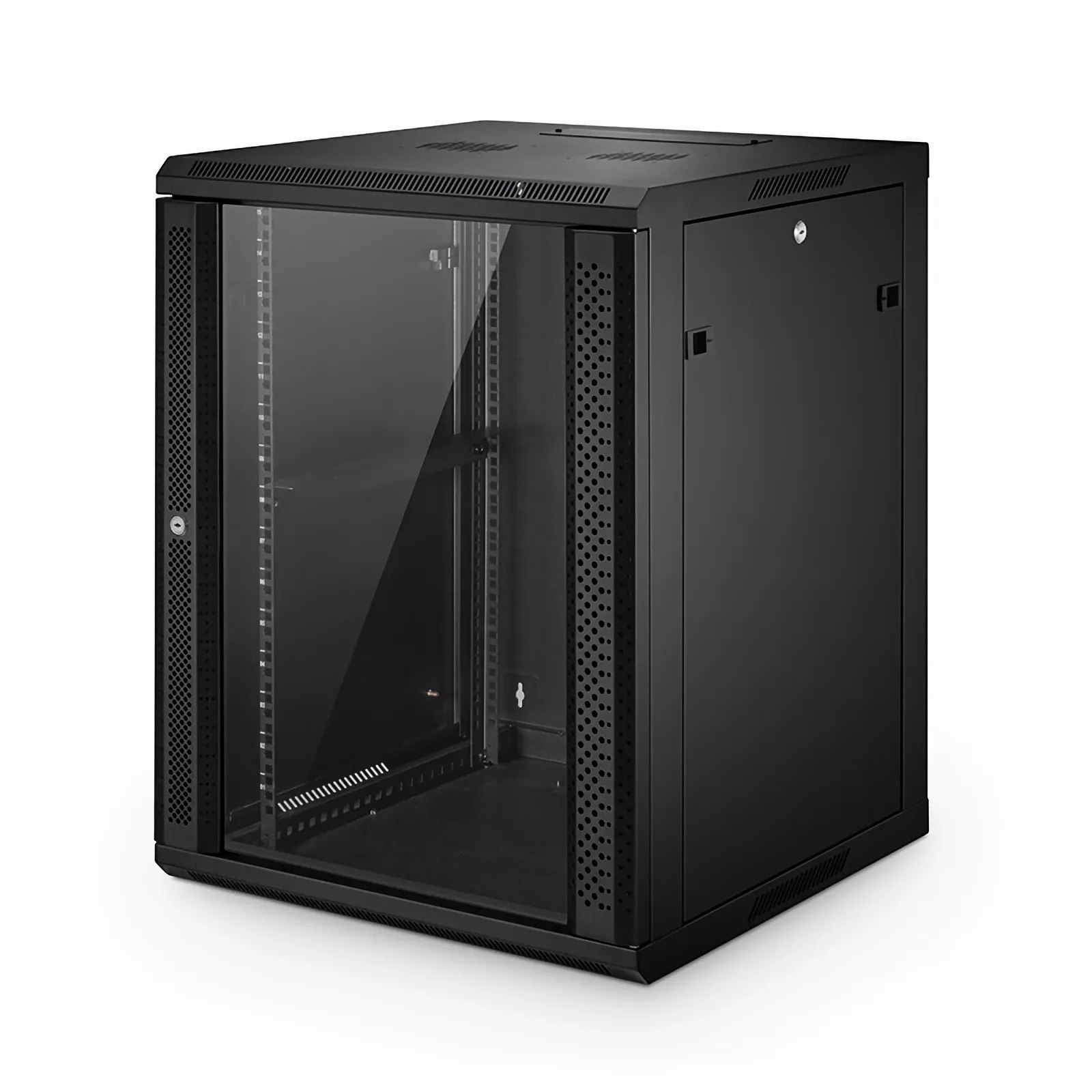 15U Wall Mount Network Rack Cabinet 600×600mm – Server Rack for Networking, CCTV & IT Equipment