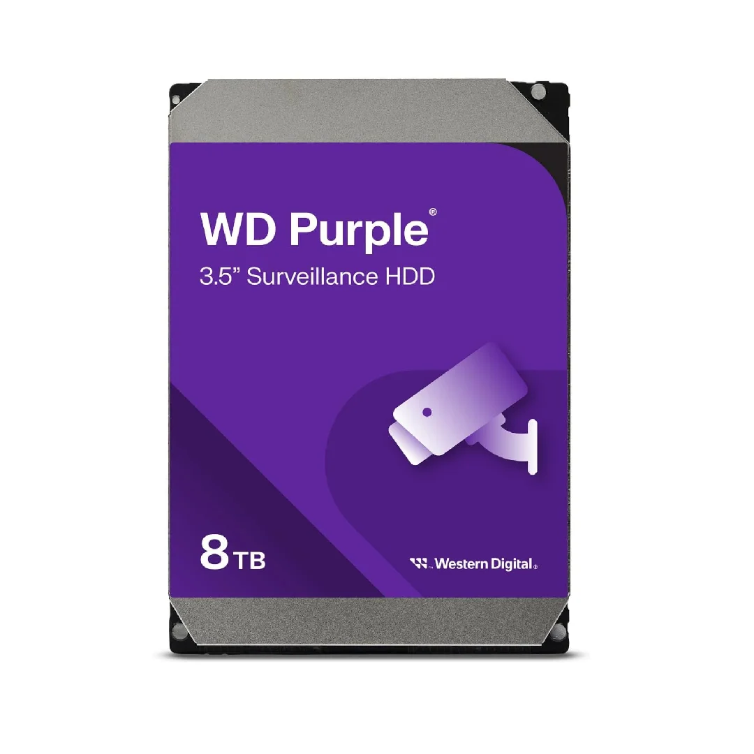 WD Purple 8TB Surveillance HDD WD85PURZ – High-Performance 24/7 CCTV Hard Drive